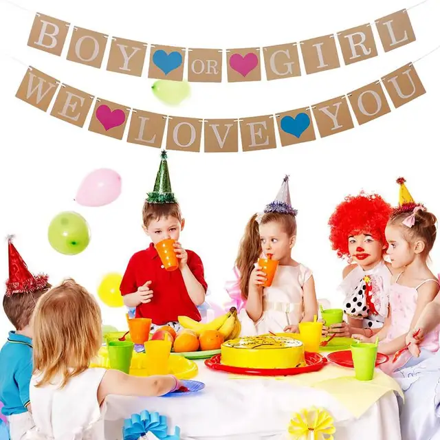 A Nemek Feltárása Party Kellékek Nemi Tárolás Buli Készlet Fiú Vagy Lány Ballon - Image 4