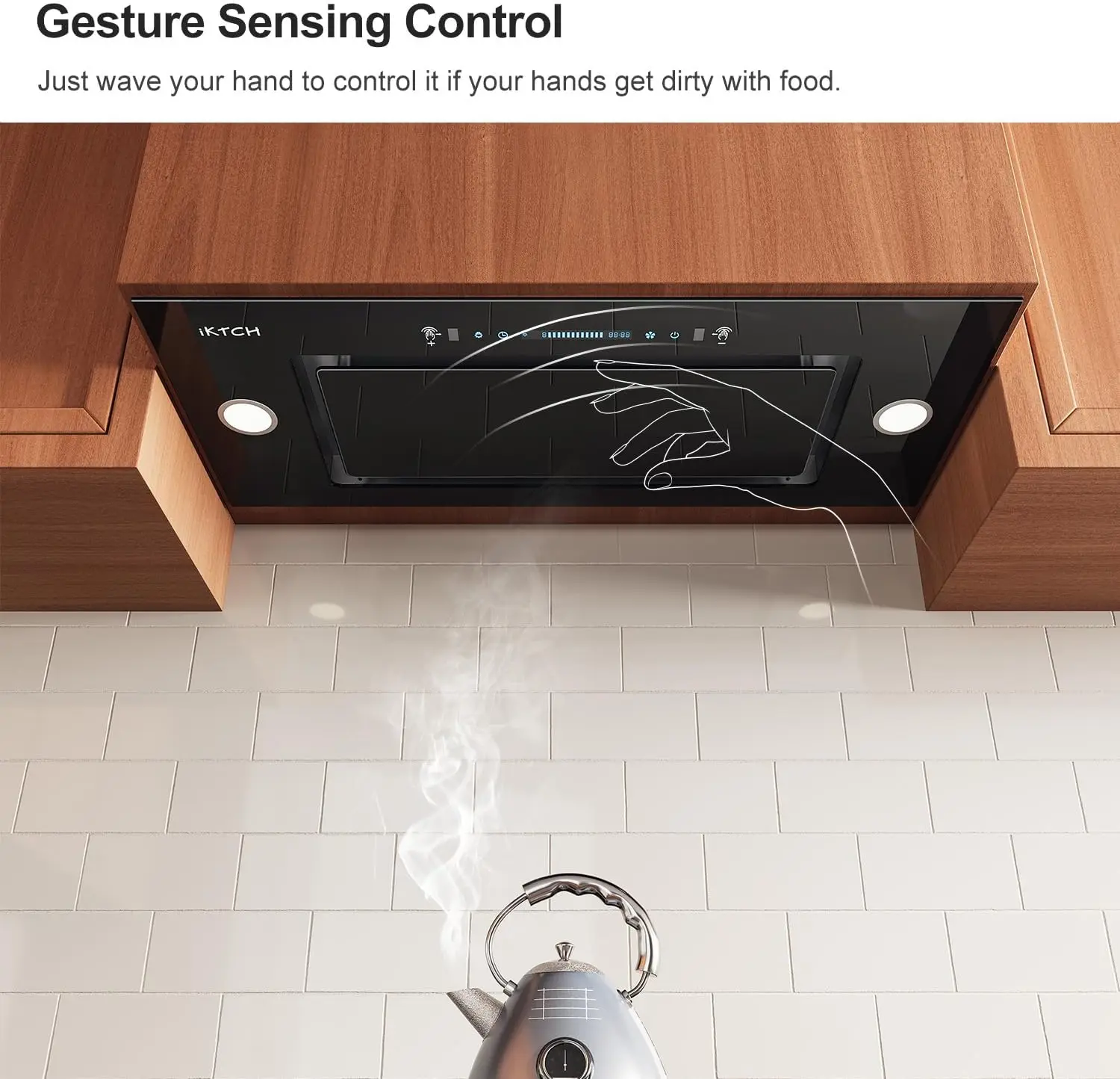 New 36" Range Hood Insert 900 CFM Ducted/Ductless Range Hood with 4 Speed Fan Black Stainless Steel