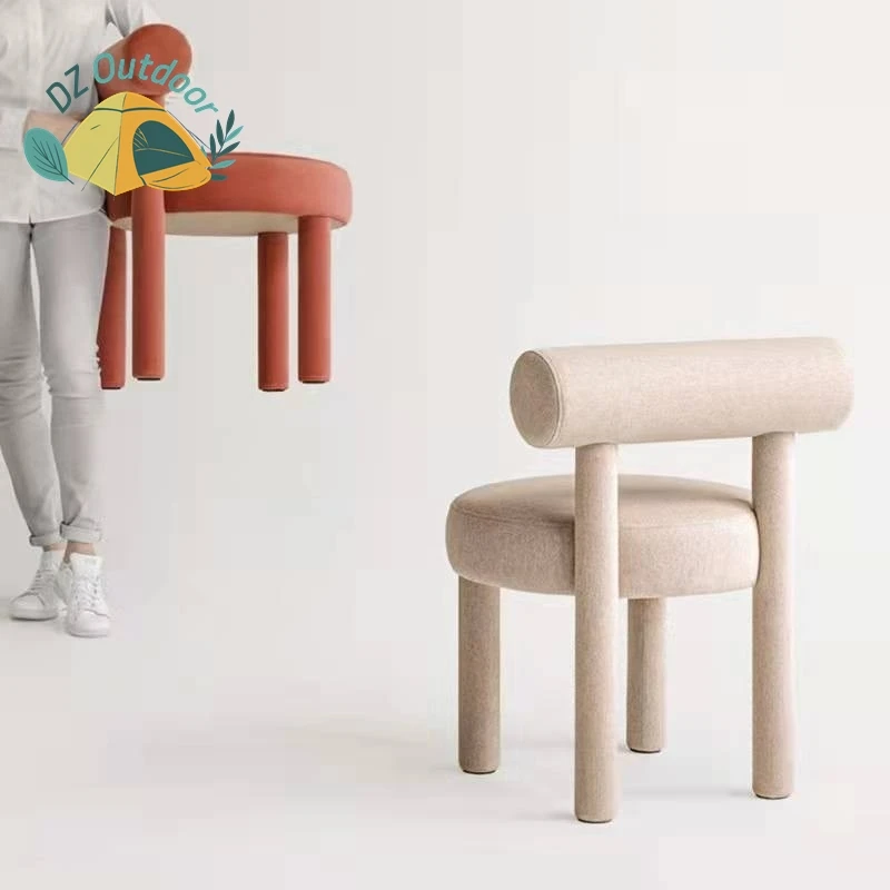 DZ Internet Celebrity Light Luxury Home Bedroom Dressing Table Makeup Chair Designer Model Room Creative Ins Dining Chair
