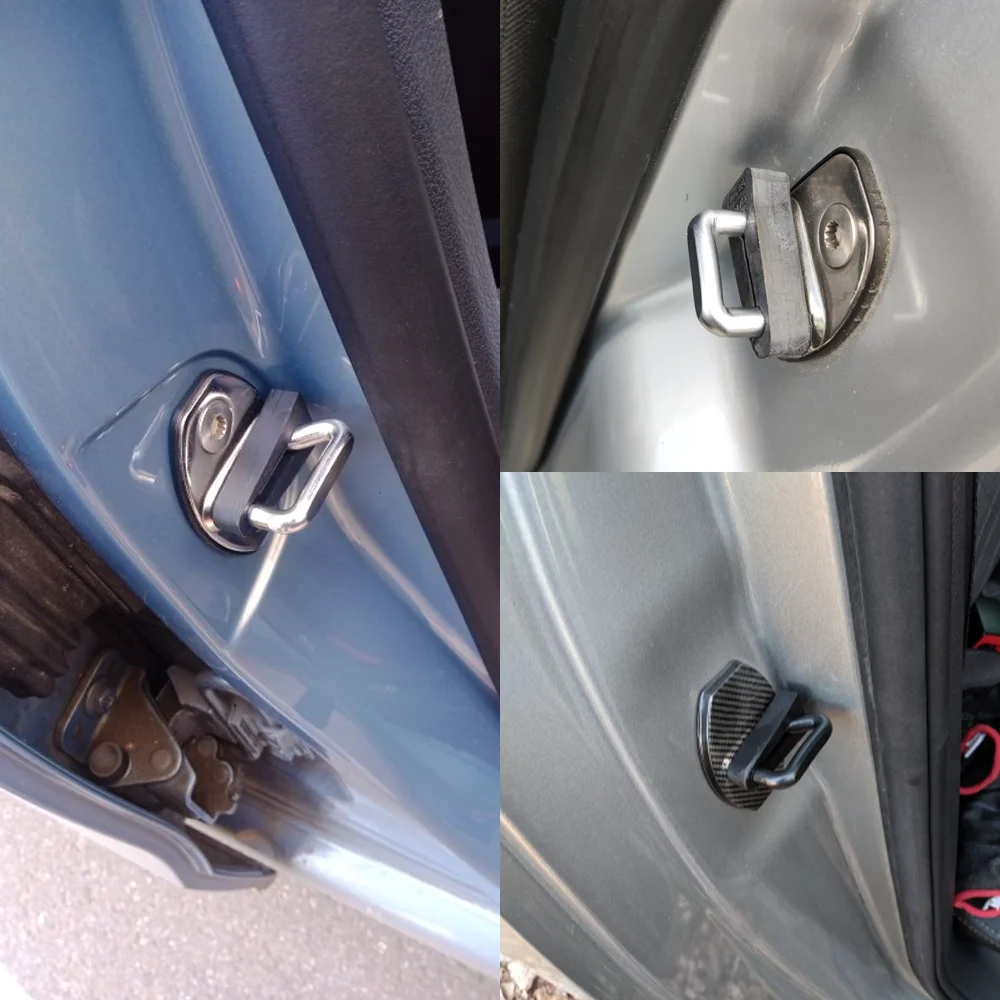 Car Sound Deadener Damper For VW Golf Polo T5 Bora Caddy Jetta Multivan Passat Scirocco Tiguan Touran Door Lock Buffer Deadening car door lock damper car sound deadener