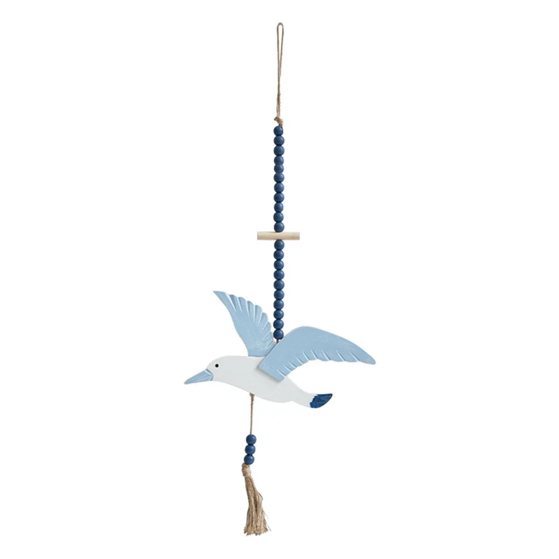 Hot Selling-Mediterranean Decoration Wall Hanging Seabirds Living Room Painted Seagulls Bird Cafe Wall Background Hanging Decora