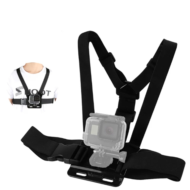 For Phone Chest Mount Harness Chesty Vest Head Mount Strap Kit For