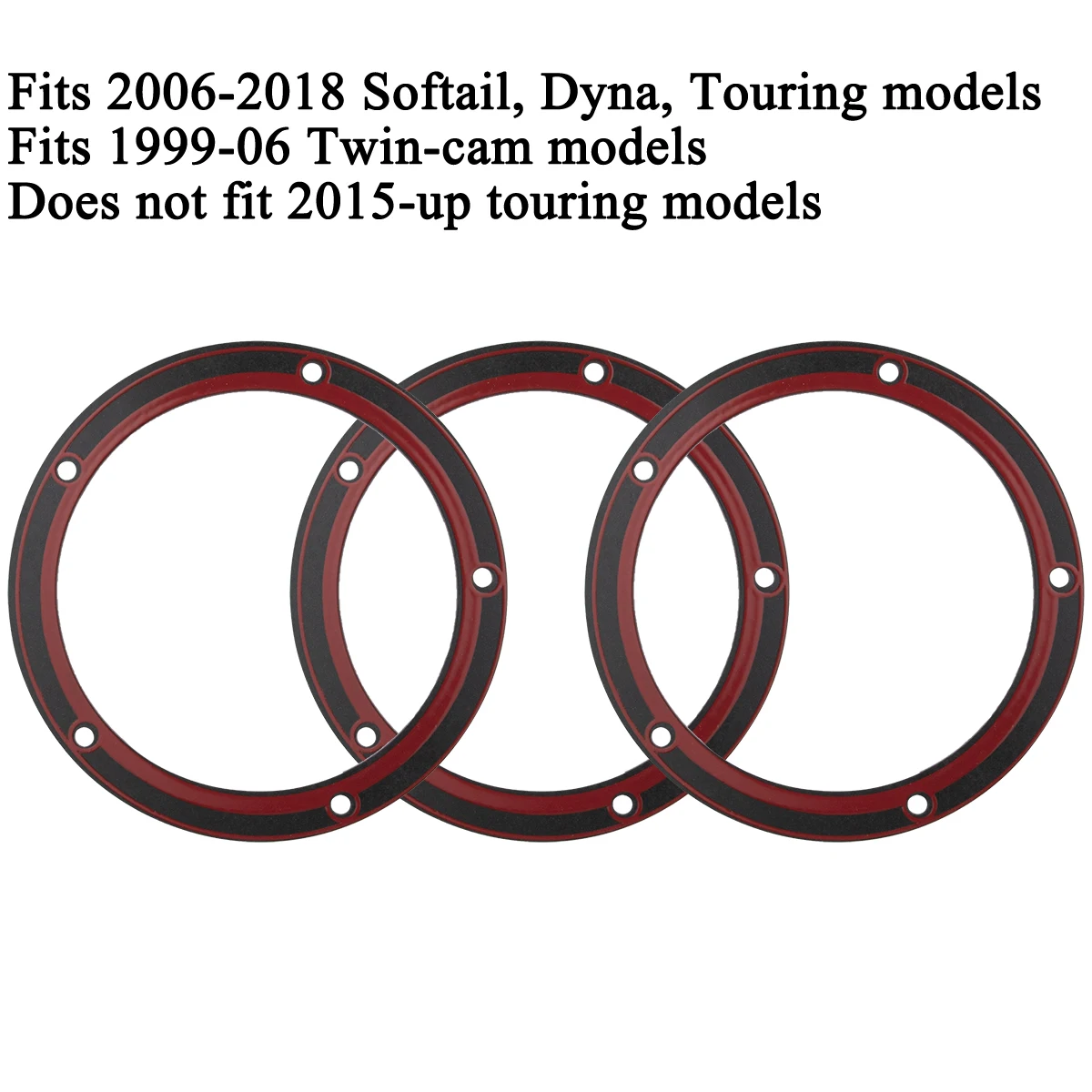 3 Pcs Clutch COVER GASKET 25416-99C 25416-99-F FOR JAMES DERBY COVER GASKET BIG-TWINS 1999-2006 BC21130 T JAMES