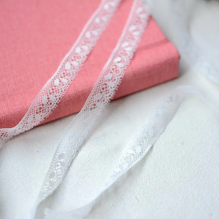 Description Picture 5 of item10 Meters White Black Lace Fabric Webbing Decoration Gift Packing Material Handmade DIY Laces