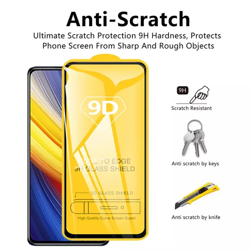 Фото 9D полная Защита экрана для OPPO A95 5G A94 A93S A92S A91 A83 A79 A75 A74 A73 A72 A71 A59 A57 A56 A55 A54S A53S A52 A16K A15 №3