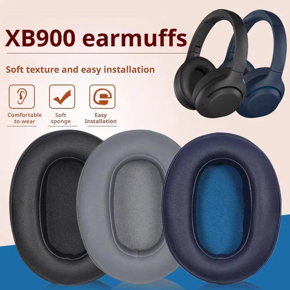 Premium Leather Ear Cushion Covers for Over-Ear Headphones - Enhanced Comfort & Style