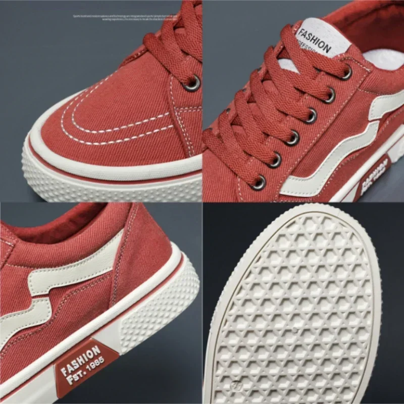 Trendy Men Canvas Shoes Breathable Mens Casual Shoes 2025 New Non-slip Male Sneakers Sport Skateboard Shoes Zapatillas De Hombre 6