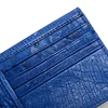 2022 New Ostrich Leather Men's Short Wallet Genuine Leather Leisure Man Multi Card Wallets High Grade Purse Luxury Money Bag 45 5