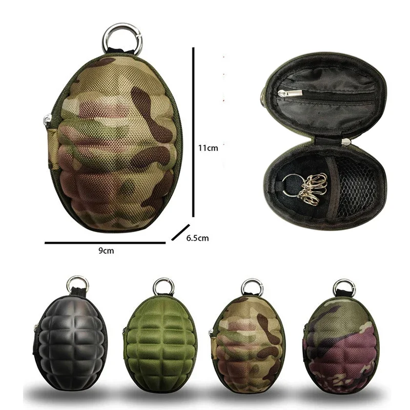 Key Holder Wallets Unisex Oval Headphone Case Bag Housekeeper For Keys Organizer Purse For Car Key Bag key holder wallet