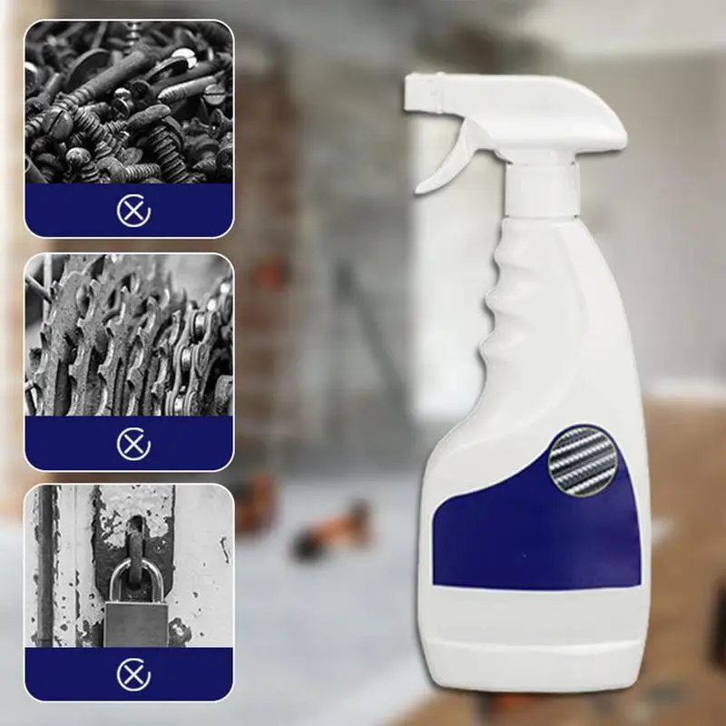 Paint Rust Remover Rust Remover Spray Metal Rust Remover Rust Remover Converter 500ml Heavy-Duty Metal Rust Remover Dissolver Fast Rust Removal Powerful Metal Car Maintenance Cleaning Inhibitor Derusting