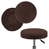 Velvet Elastic Round Chair Bar Stool Cover Slipcover Protector Stretch Modern Anti-dirty Universal Stool Cover Home Chairs 3
