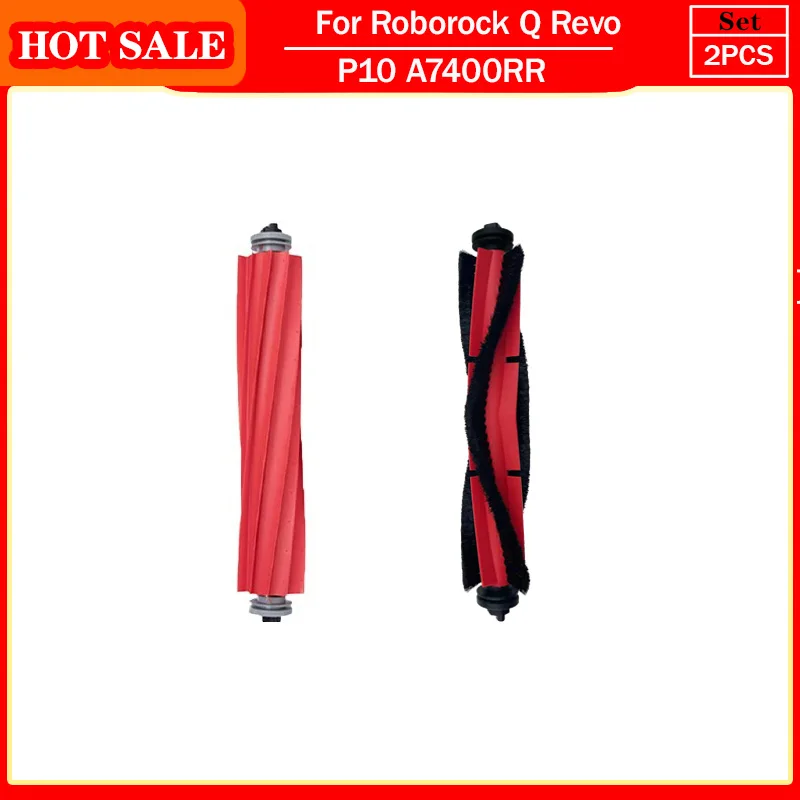 Roborock Vacuum Cleaner Accessories: Main Brush, Side Brush, HEPA Filter, Mop Cloths, Dust Bag