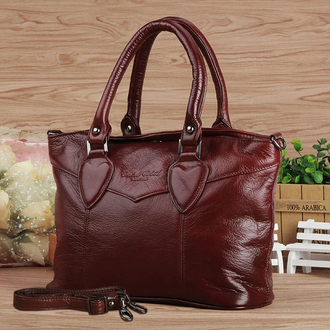 

Women Cross Body Shoulder Handbag Top Handle Bags Genuine Leather Hobo Satchel Fashion Female Ladies Cowhide Tote Messenger Bag