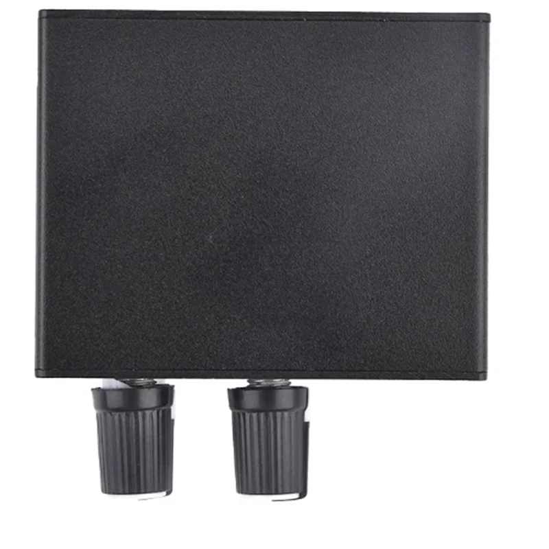 ABAC-AU-202 2 Input 2 Output Stereo Mixer Audio Distributor for Headphone External Power AMP Volume Alone Control