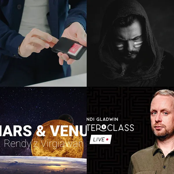 

MagSwitch by Patrick Kun&Quiver，Mana by Lewis Le Val，Mars and Venus by Rendyz Virg 1-2，Masterclass Live by Andy Gladwin 1 Magic