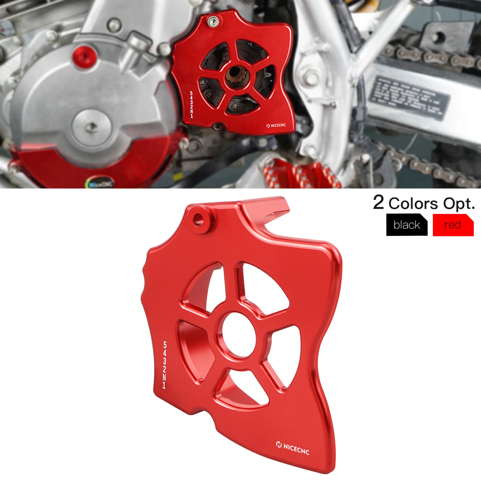 

For Honda XR650L XR 650L 650 L 1993-2024 2022 2021 2020 2019 Motorcycle 15 Teeth Sprocket Cover Guard Protector Aluminum Alloy