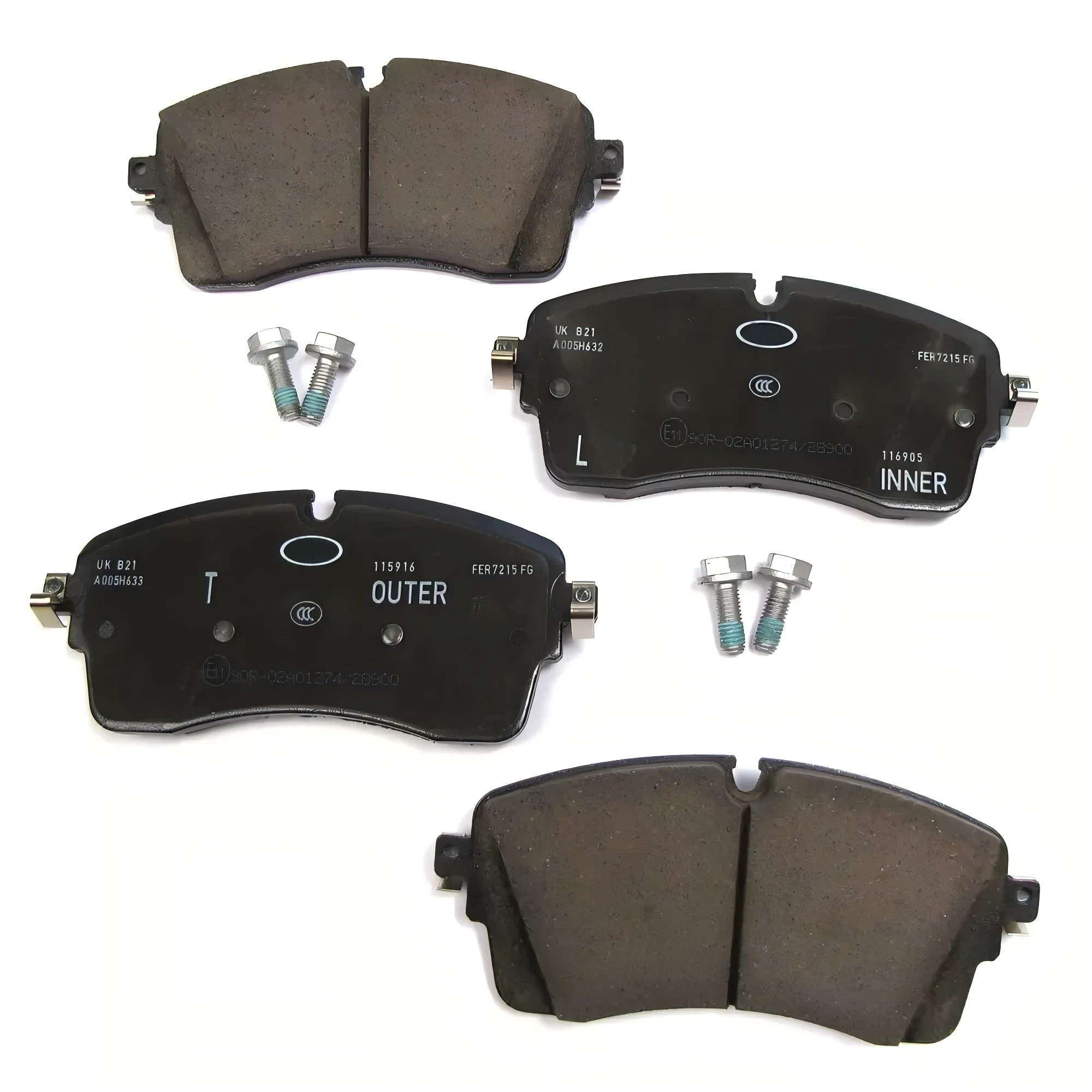 Genuine Front Brake Pads LR164029 For 18-Inch Wheels On Land Rover Discovery Sport and Range Rover Evoque 5-Door (See Fitment Ye