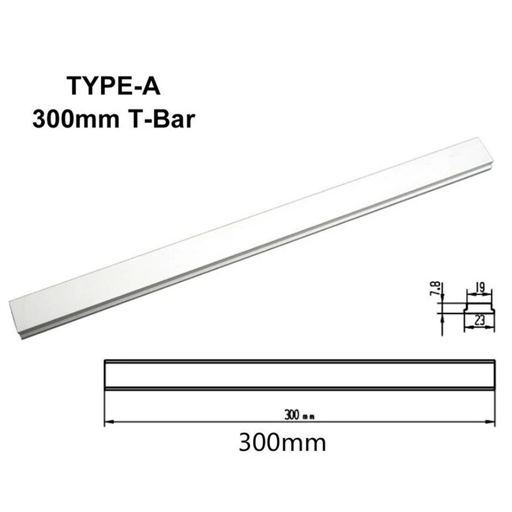 T-Track T-Bar Slider 100mm/200mm/300mm/450mm Accessories Aluminium Alloy DIY Miter Jig Replacement Spare Parts