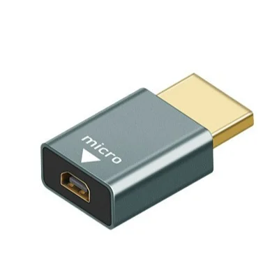 Premium Micro HDMI-Compatible Adapter – Type D to A 4K UHD Converter
