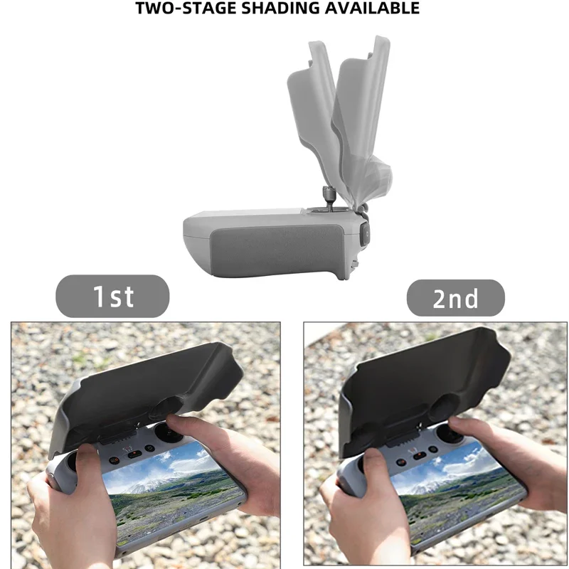 For DJI RC Remote Control with Screen Anti-collision Protection Cover Sunshade for Dji Mini 3pro /mini 3 /mavic 3 Classic Drone