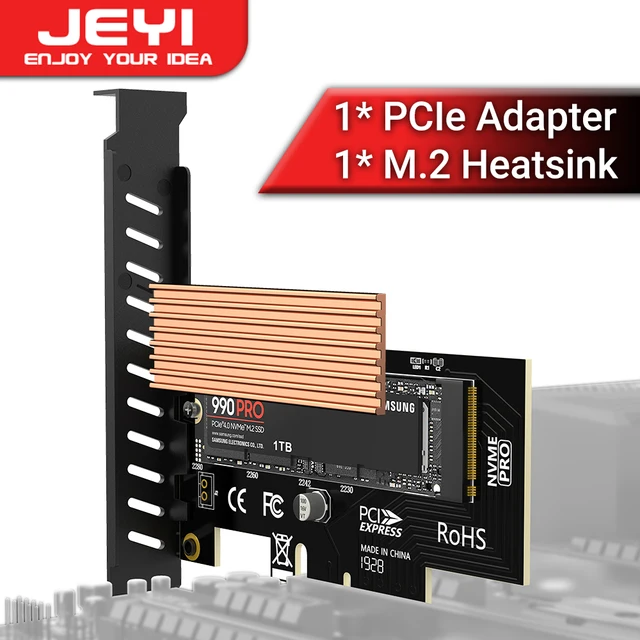 M.2 NVMe SSD 성능 극대화: JEYI PCIe 어댑터 카드 소개