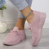 Women Mesh Breathable Casual Sneakers Lace-up Vulcanized Shoes Ladies Platform Sneakers Female Shoes Plus Size Zapatos De Mujer 5