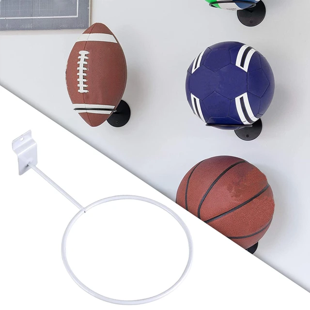 Support Mural De Stockage De Balles, 5 Pièces, Support De Basket-ball Pour  La Maison, Présentoir De Magasin, Support Mural Avec Vis - AliExpress