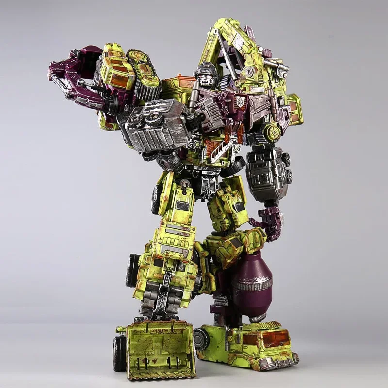 

JINBAO NBK 6 IN 1 ZT Repaint Devastator Transformation Toys Boy Robot Car KO G1 Engineering Trucks Model Anime Action Figure