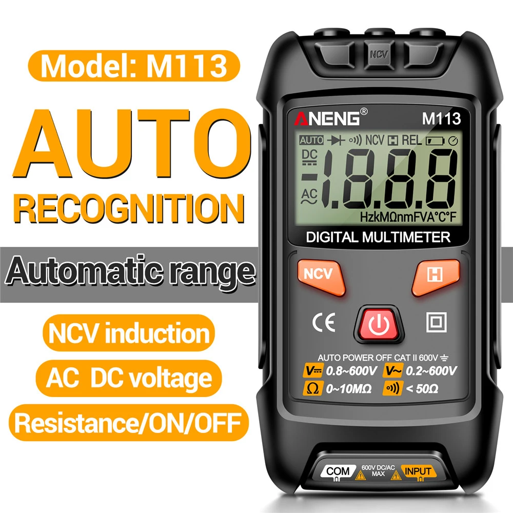 Professional Smart SZ308 SZ06 SZ302 SZ301 Digital Multimeter 1999 2000 Counts Multimetro Auto Voltmeter AC DC 220V Voltage Test