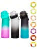 1pc Gradient Water Bottle With 1PC Random Bear Shape Scented Flavor Pods 0 Sugar 0 Calorie Water Cup Drinks Bottles For Outdoor