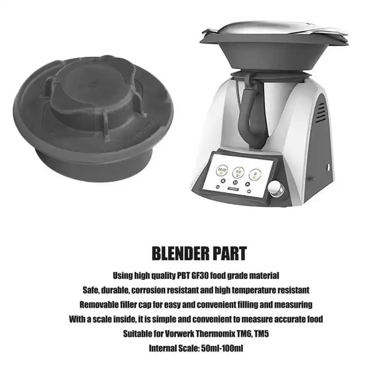 Blender Measuring Cup Food Grade Blender Part For Vorwerk Thermomix TM5 TM6 Cooking Tool Kitchen Accessories