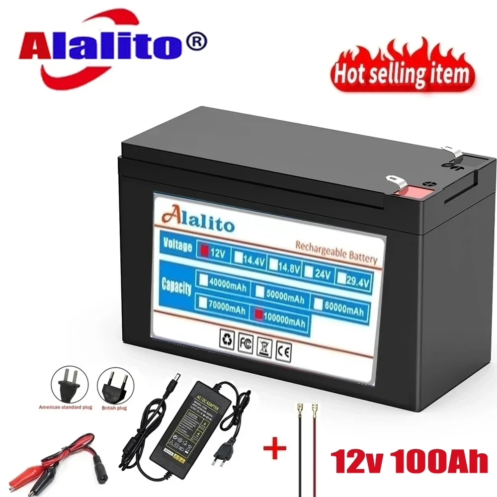 12v-18650-li-ion-rechargeable-battery-pack-100ah-30a-battery-for-solar-energy-built-in-high-current-bms-electric-vehiclebattery