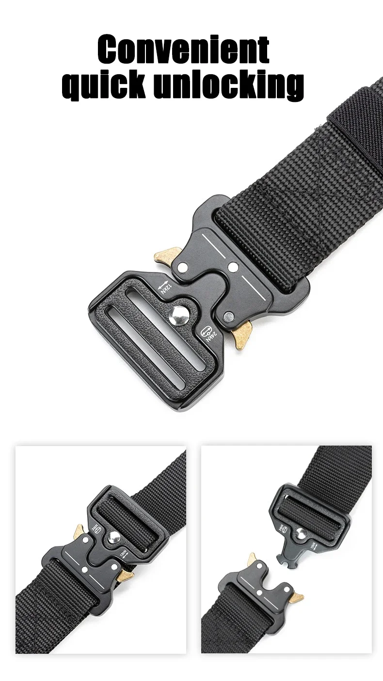 Heavy-Duty Quick-Release Tactical Belt 17
