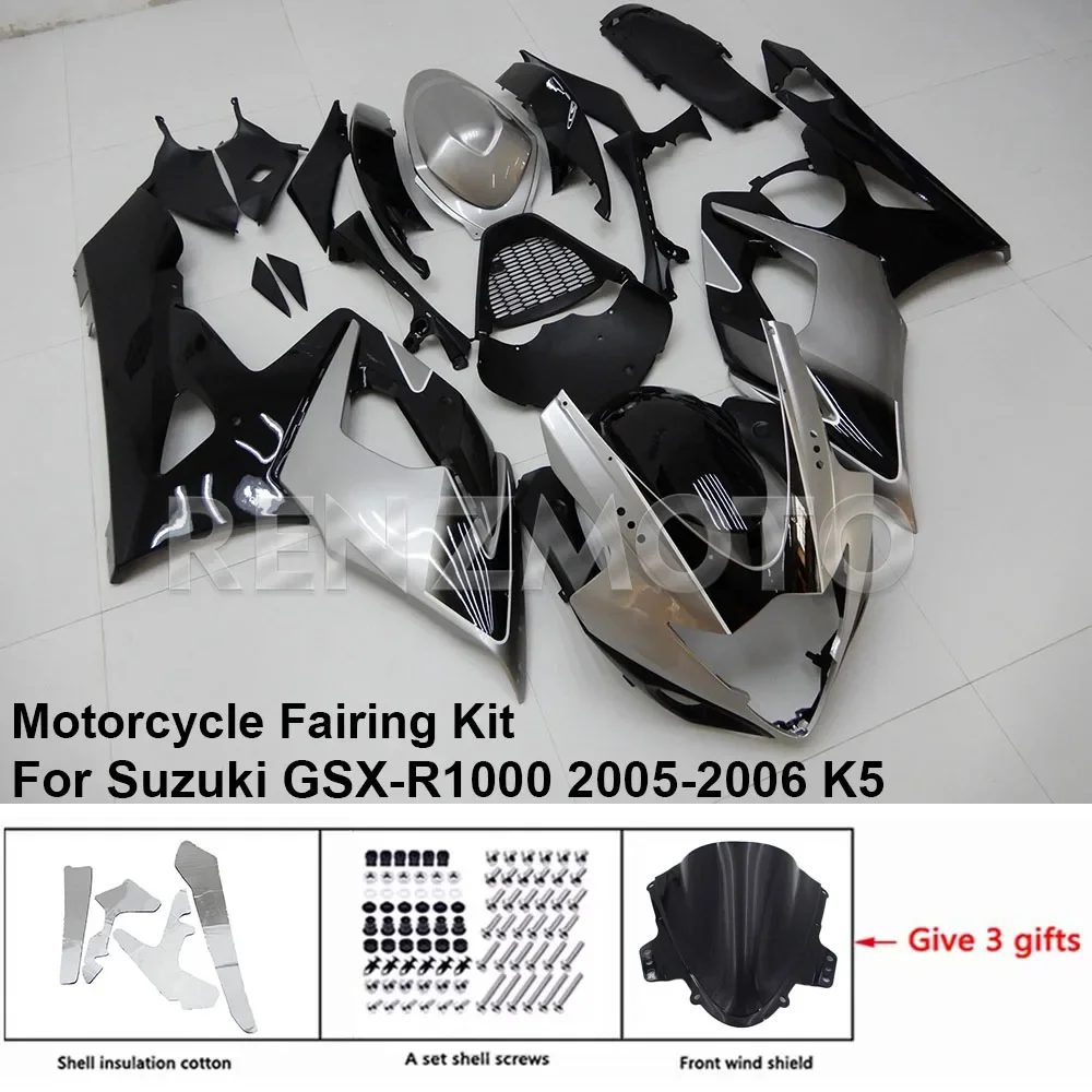 

For Suzuki GSX-R1000 2005-2006 K5 K6 Fairing Motorcycle Set Body Kit Decoration Plastic Guard Plate Accessories Shell S1005-128a
