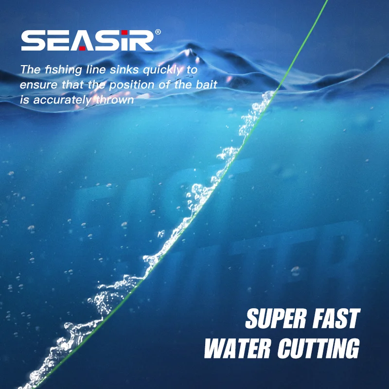 Seasir X4 2022 New Arrival Japan Original  Upgrade Micro 4 Braided 100m Multifilament High Strength PE Line 4