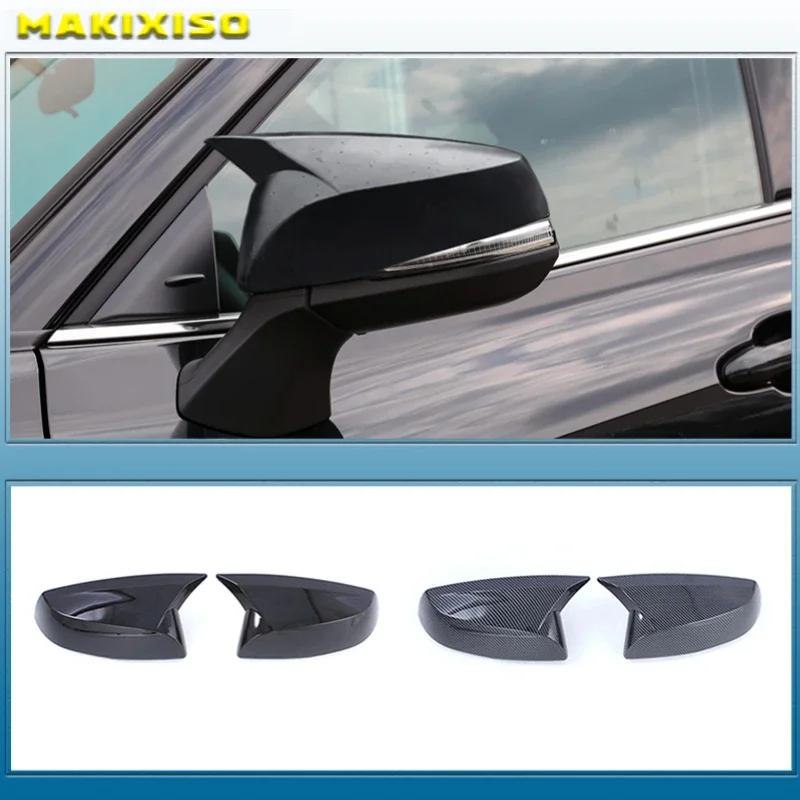 

2pcs Car Side Door Wing Rearview Mirror Cover Cap Trim Fit For Toyota Highlander Sienna 2011 2012 2013