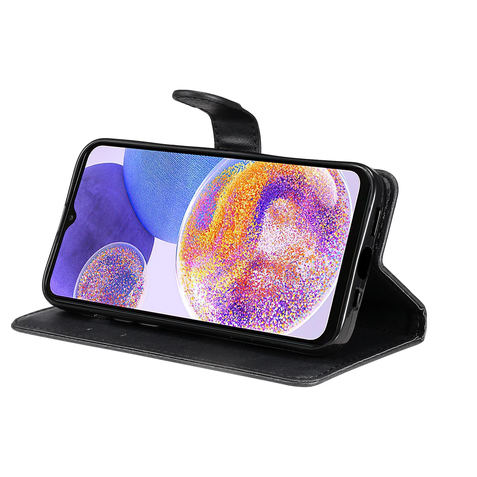 Elegant Flip Wallet Phone Case with Stand - Universal Design