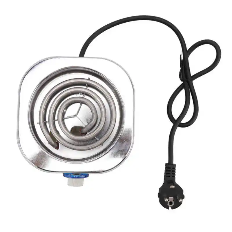 Portable Electric Stove 500W Easy Operation Safe Wide Application Mini Stove Portable Electric Burner For Kitchen EU 220-240V 4