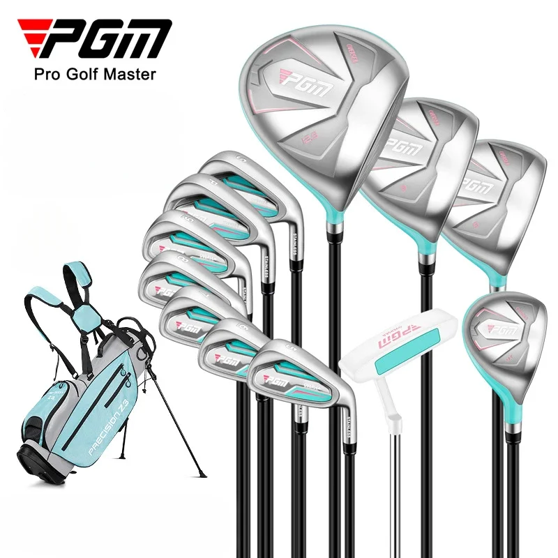 

PGM Women Golf Clubs Set with Golf Bag Stainless Steel / Carbon Shaft Iron Wood Driver Beginer Training Golf Supplies LTG051