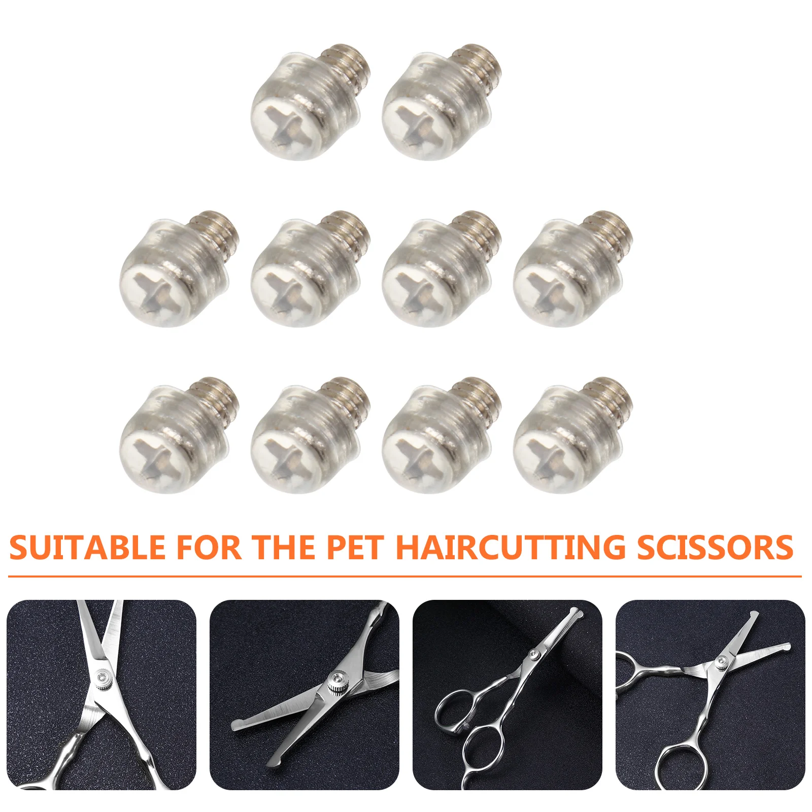

10 Pcs Pet Muffler Accessory Pet Bumper Simple Silencer Accessories Metal Mute Silencers Haircutting Bumpers