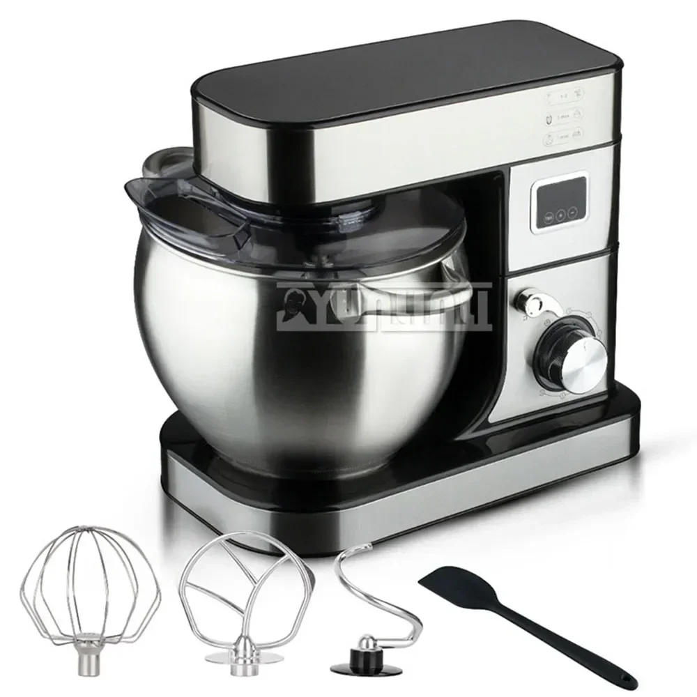 Automatic Dough Mixer Household Multifunctional Chef Machine Commercial Professional Cake Food Mixer 4