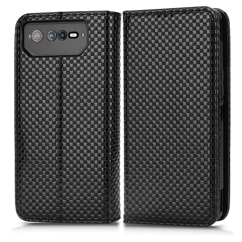 Per Asus Rog Phone 6 Pro Case Luxury Pu Leather Card Slot Portafoglio Stand Custodia Antiurto Per Asus Rog Phone 6 6Pro Phone Bags