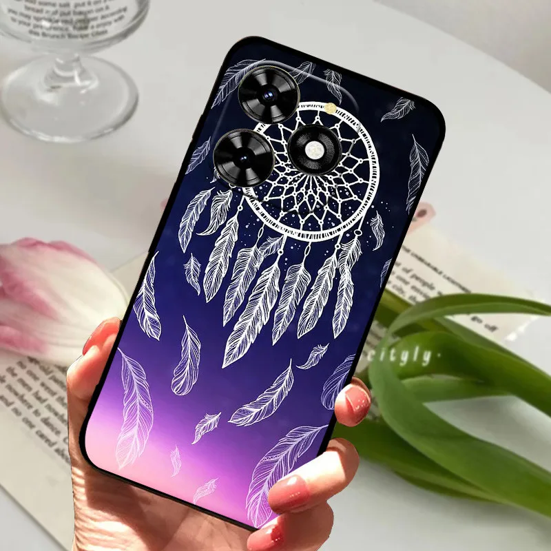 Shockproof Soft TPU Silicone Phone Cover with Cartoon Design