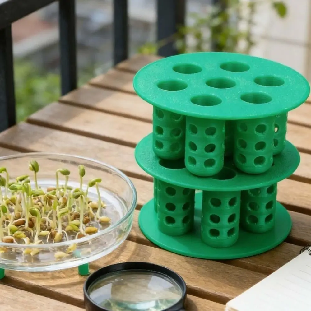 Seed Germination Tray with 7 Cells - Space-Saving Garden Nursery Pot for Effortless Plant Growth