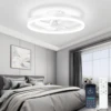 Modern ceiling fan light with remote control and  LED light fan smart silent 6-speed ceiling fan for bedroom and living room 4