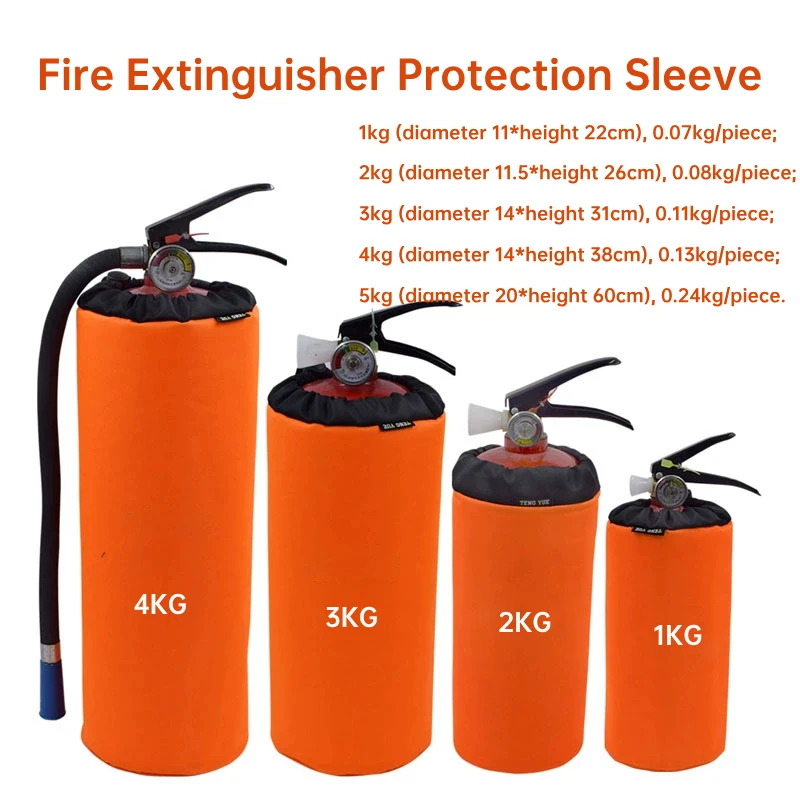 Bolsa Protectora Para Extintor 75x100 Cm – Cubierta Roja Impermeable Y Anticongelante Para Exteriores