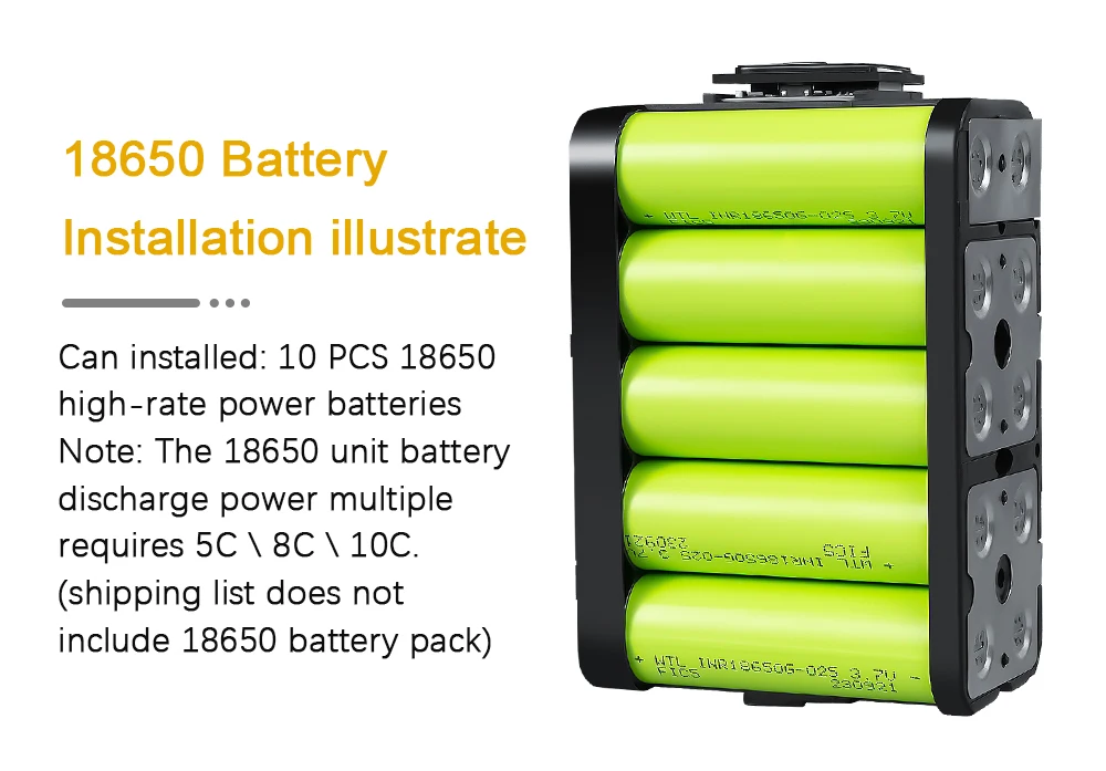 DCB200 Battery Case For Dewalt 18V 20V DIY 3Ah 6.0Ah DCB184 Shell Box with BMS P