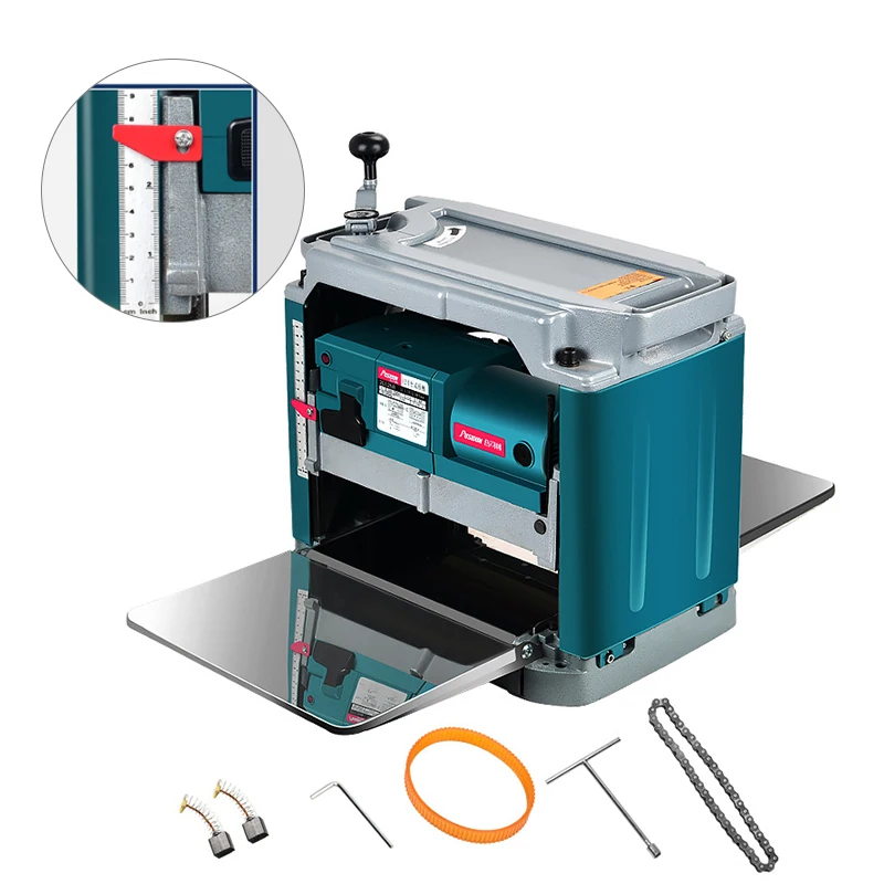 Multi function Woodworking Planing Machine Small Household Woodwork Press Planer Machine High power Electric Single sided Planer