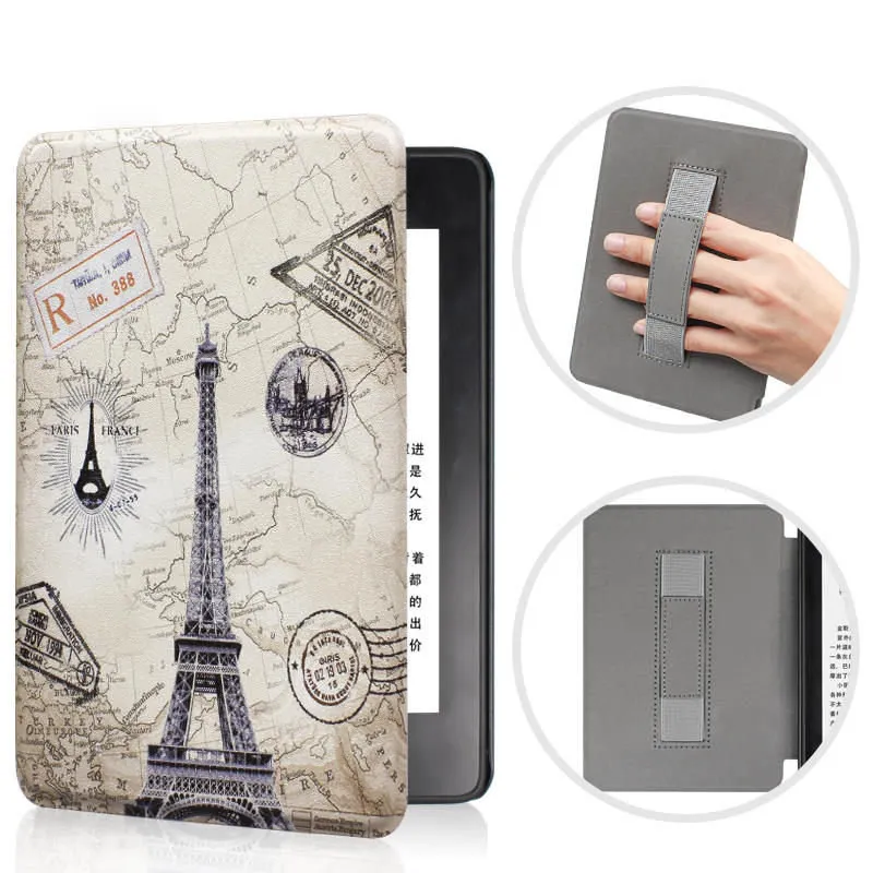 thumbnail image 1 of Funda para Kindle Paperwhite 11.ª generación 6,8 pulgadas 2021 + protector de pantalla Correa de mano Funda Ebook Activación automática Sueño M2L3EK M2L4EK, 1 of 5