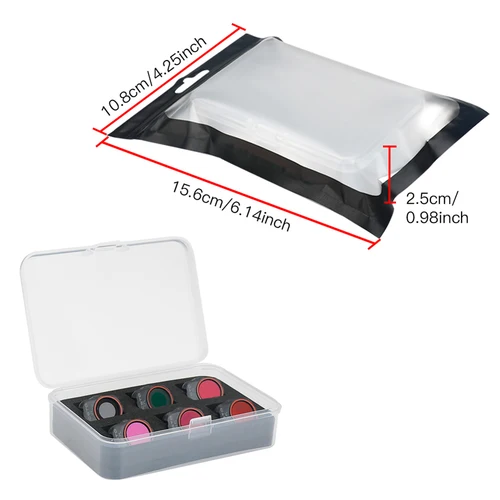 1/4/6pcs DJI 미니 2 카메라 렌즈 필터 키트 드론 액세서리 렌즈 보호 필터 DJI Mavic 미니 1 2 SE UV/CPL/ND/PL 4